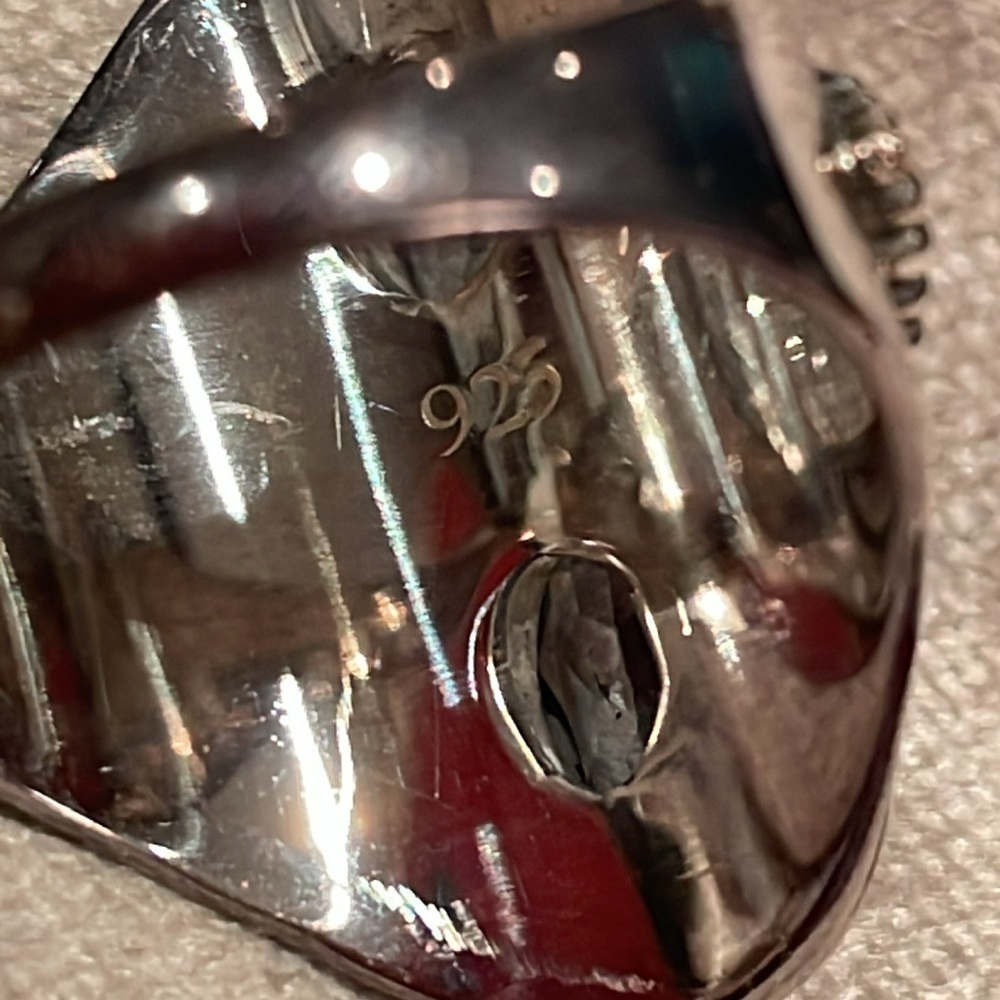 Blue Topaz Sterling Silver 925 Ring NWTS - Picture 5 of 6